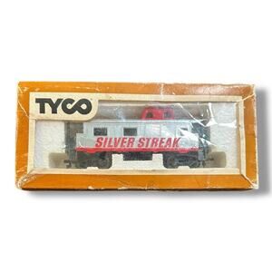 Tyco HO Scale Silver Streak Caboose Train Car